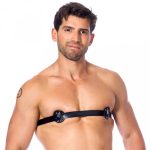 Rimba - Heren nipple harnas met spijkers naar binnen